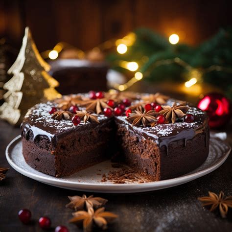 Spiced Chocolate Christmas Cake with Brandy – Mille Supergrain