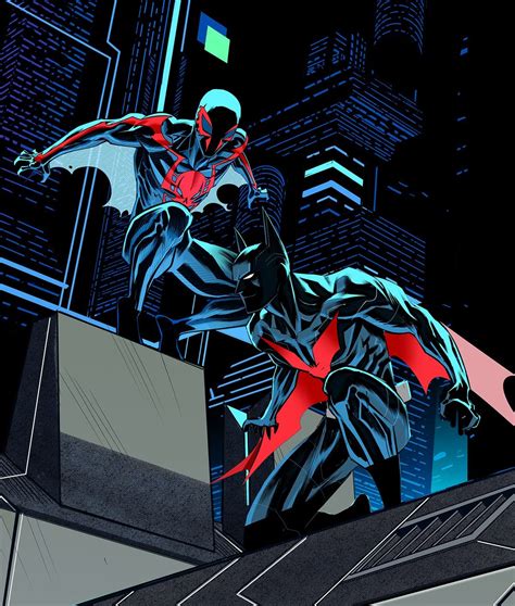 Batman Beyond and Spider-Man 2099 by Dan Mora : r/comicbooks