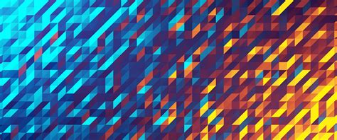 Orange And Blue Geometric Wallpapers - Wallpaper Cave