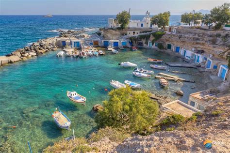 Milos island in Cyclades, Greece