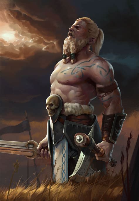 [Art] Torg, Human barbarian : r/DnD