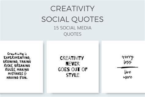 Creativity Social Quotes (15 Images) | Social Media Templates ...