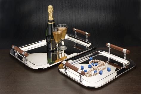 Rectangular Tray With Wood Handles – Alamode by Two Brothers Holding Ltd