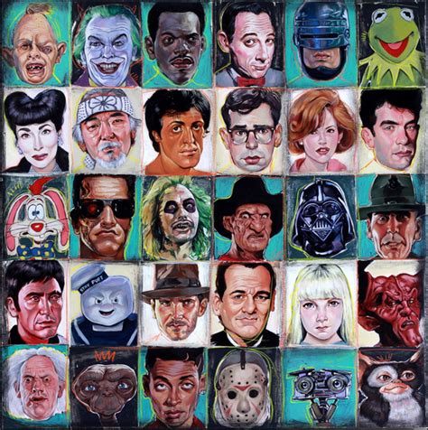 80s Out, A Painting of 1980s Movie Characters by Serge Gay Jr.