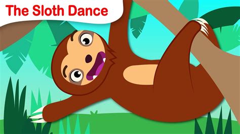 Learn the Sloth Dance | Sleepy Jungle Animal | Twist, Shake and Jump! | by Little Angel - YouTube