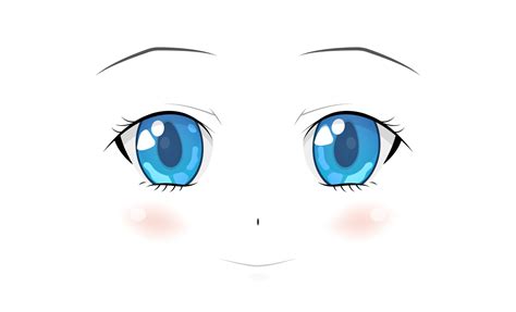 Manga Female Head