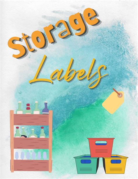 Printable Storage Labels To Stay Organized - Easy Peasy Creative Ideas