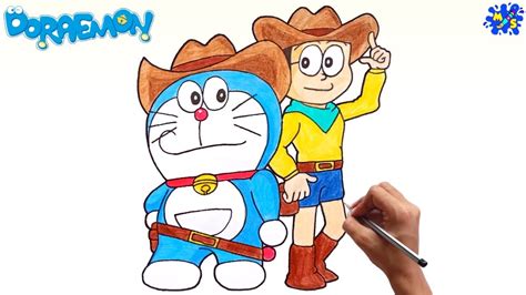 How to Draw Doraemon and Nobita Easy Step by Step || Doraemon Drawing - Phim Hay Nhất