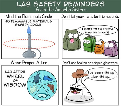 Lab Safety - SCIENCE WITH THE AMOEBA SISTERS