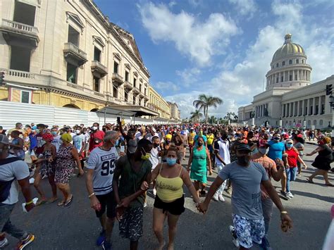 This Is What The Historic Anti-Government Protests In Cuba Look Like