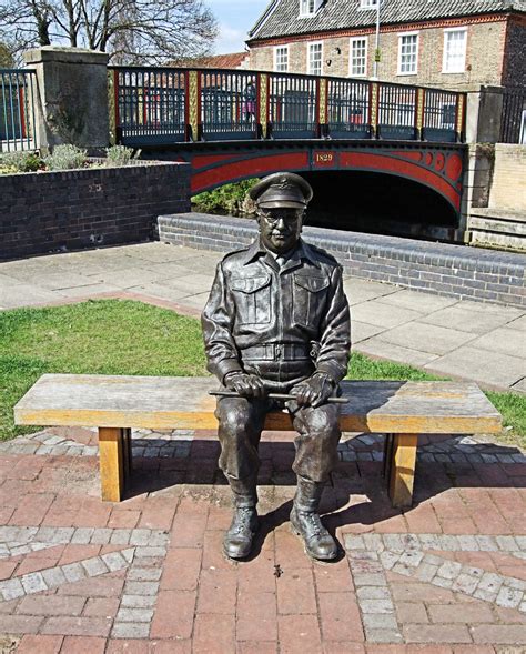 Captain Mainwaring Statue, Thetford - Norfolk. | A statue of… | Flickr