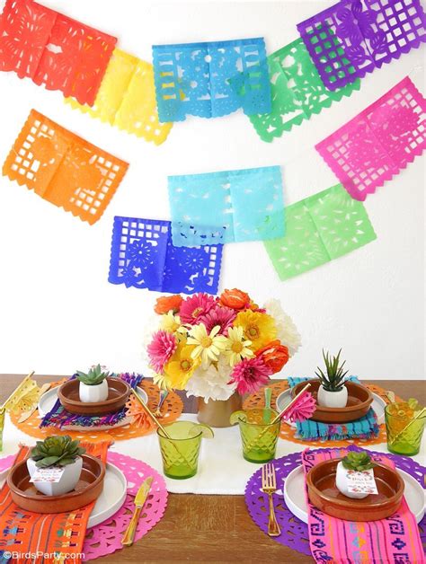 A Colorful Cinco de Mayo Mexican Fiesta - Party Ideas | Party ...