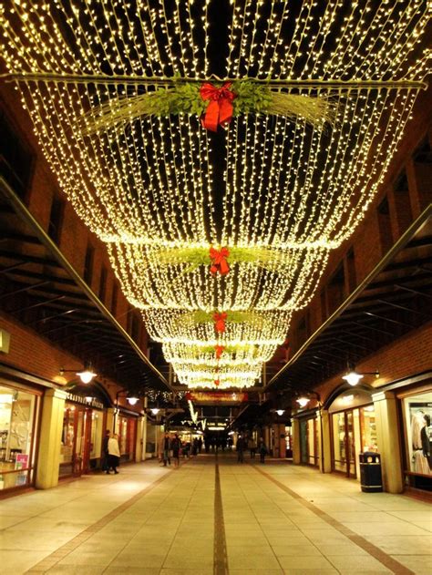 Stunning commercial #Christmas string light #canopy | Commercial ...