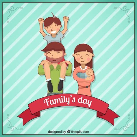 Family day background Vector | Premium Download