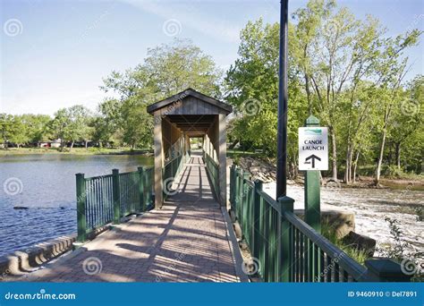 Walkway and covere bridge stock photo. Image of outdoor - 9460910