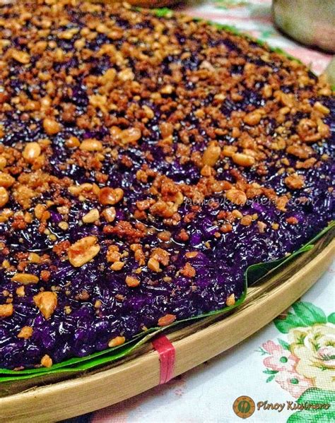 *Biko na Pirurutong* *(Sweet Violet Rice Cake)* Here is another variety ...