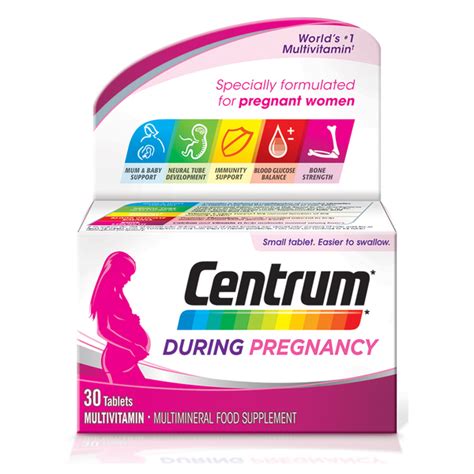 Centrum During Pregnancy Tablets (30 Tablets) | Free Shipping ...