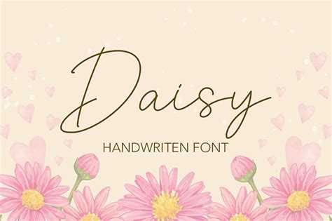 Daisy Font | dafont.com