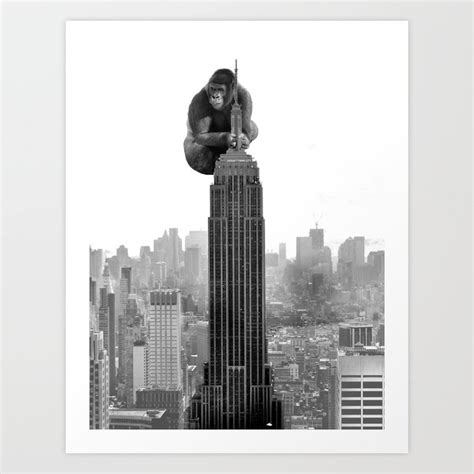 King Kong Empire State Building Poster