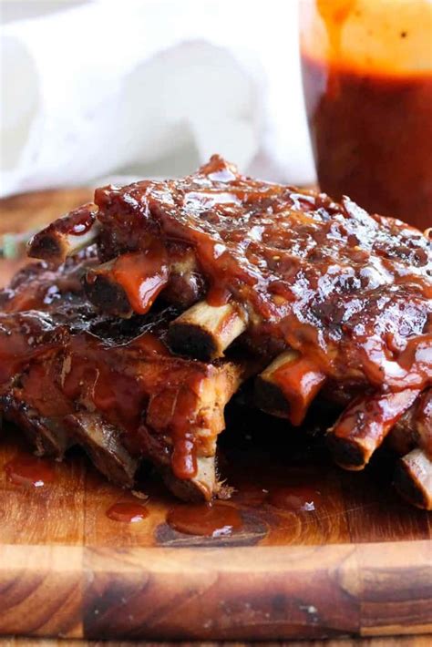 Easy Homemade BBQ Sauce | Recipe | Rib recipes, Pork rib recipes, Slow cooker ribs recipe