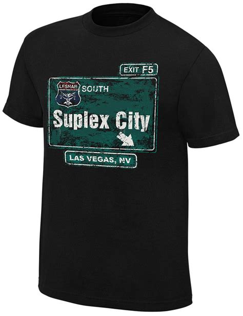 Brock Lesnar WWE Suplex City Las Vegas Shirt | FighterXFashion.com