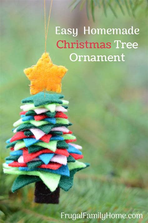 How to Make These Easy Felt Christmas Tree Ornaments