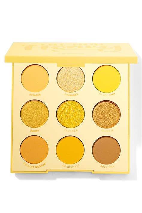 Uh-Huh Honey Golden Yellow Eyeshadow Palette | Yellow eyeshadow palette ...