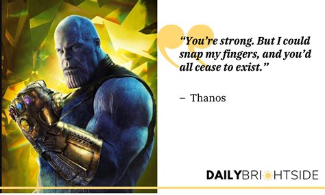 Avengers: Thanos Quotes On Conquering The World | Daily Brightside