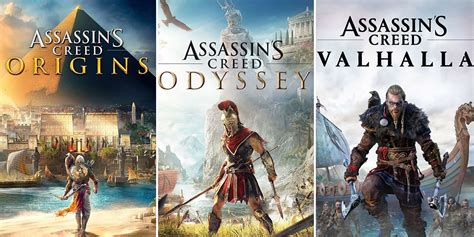 Assassin's Creed Origins, Odyssey, and Valhalla's Thematic Connection ...