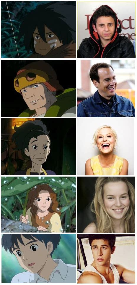 'The Secret World of Arrietty' characters & American voice actors ...