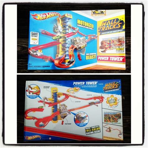 HOT WHEELS WALL TRACKS POWER TOWER Track Set Review | Hot wheels wall tracks, Power tower, Hot ...