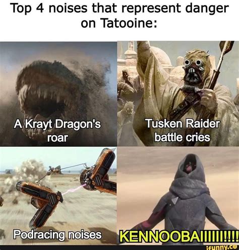 Top 4 noises that represent danger on Tatooine: A Krayt Dragon's Tusken ...