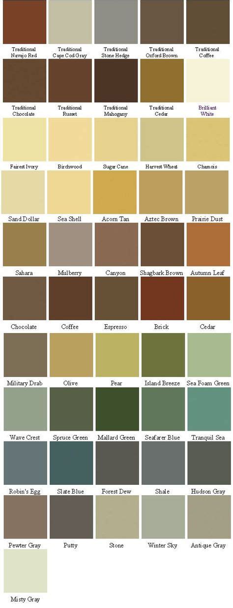 Behr Solid Deck Stain Colors | Behr Solid Deck Stain Color Chart#behr # ...