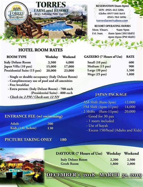 TORRES FARM AND RESORT... - Torres Farm Hotel and Resort