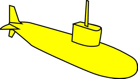 Yellow Submarine Clip Art at Clker.com - vector clip art online ...