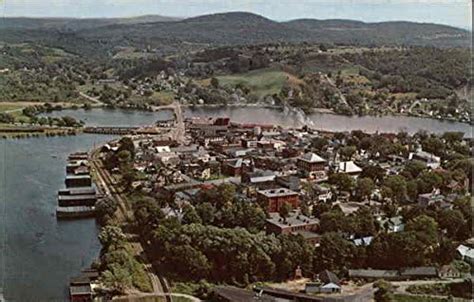 Aerial View of Town Newport, Vermont VT Original Vintage Postcard at Amazon's Entertainment ...