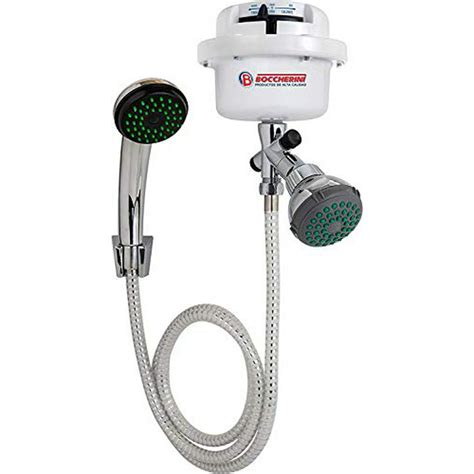 BOCCHERINI Electric Instant Hot Water Dual Handheld Shower And Shower head Heater 110V / 120V ...