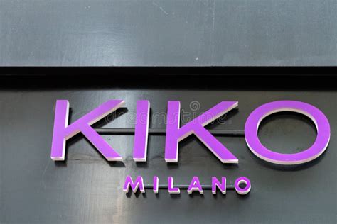 AMSTERDAM, NETHERLANDS- 11 June 2018 - Brand Logo of Kiko Milano in Front of the Shop in the ...