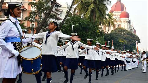 Navy Week: Indian Navy Personnel Perform During Beating Retreat And ...