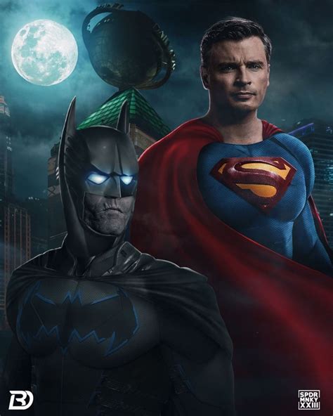 Tom Welling como Superman y Kevin Conroy como Batman