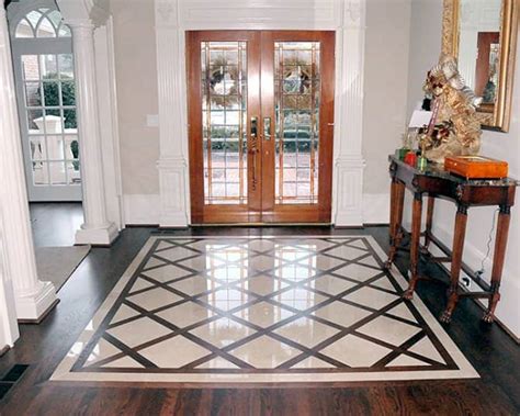 Ceramic Tile and Hardwood Floor in Home Entryway | Angie's List