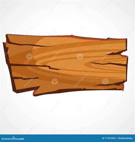 Cartoon wooden signboard stock vector. Illustration of arrow - 117873041