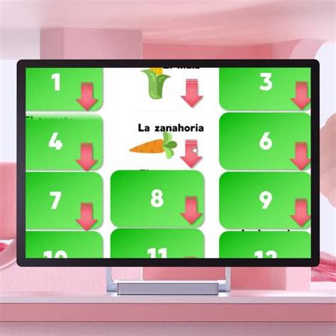 Digital Matching Game Fruits by Fatimas resources | TPT