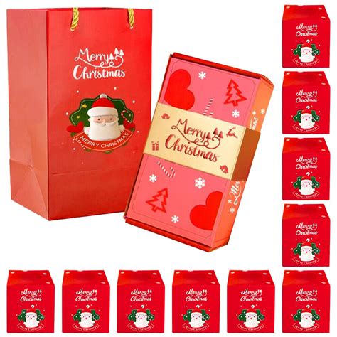 Folding Bouncing Gift Box DIY Merry Christmas Surprise Gift Box (10pcs) | eBay