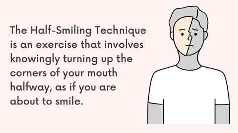 Half-Smiling Technique to Reduce Emotional Distress