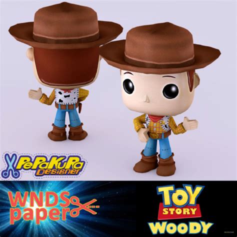 Cartoon - Walt Disney - Paper Toys Funko Pop! Toy Story - Woody ...