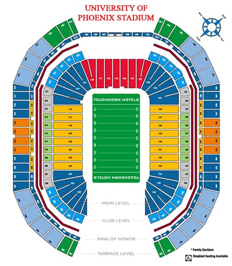 University Of Phoenix Stadium Seating Capacity For Final Four | Elcho Table