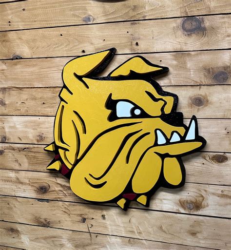 UMD Bulldogs 3D Sports Logo Wood Wall Art Sign U of Minnesota - Etsy