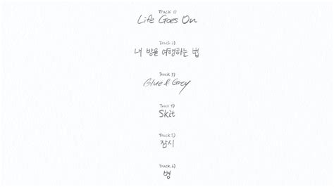 BTS Unveil Tracklist for BE (Deluxe Edition) Album