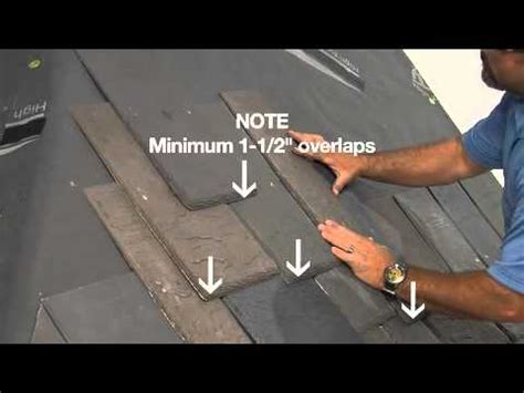 DaVinci Roofscapes Slate and Shake Installation Video - YouTube